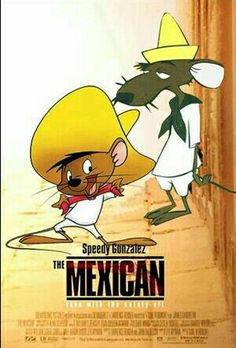 the mexican movie poster for the animated film, the ratty mouse and the yellow hat