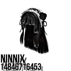 a black and white poster with an image of a woman's head in braids