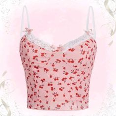 Cute Tank Top For Spring, Cute Fitted Sleeveless Camisole, Cute Fitted Tank Camisole, Cute Summer Camisole With Adjustable Straps, Cute Floral Print Camisole With Spaghetti Straps, Cute Spring Camisole With Adjustable Straps, Fitted Sleeveless Cute Camisole, Cute Camisole With Adjustable Straps For Spring, Cute Spring Tops With Tank Straps