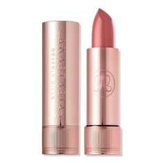 Dusty Rose Long-Wearing Matte & Satin Velvet Lipstick - Anastasia Beverly Hills | Ulta Beauty Anastasia Lipstick, Anastasia Beverly Hills Lipstick, Lip Primer, Batons Matte, Rose Lipstick, Velvet Lipstick, Lip Shapes, Satin Lipstick, Long Lasting Lipstick