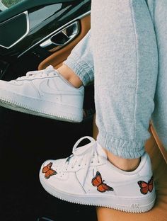 Custom Shoes Diy, Nike Shoes Air Force, Air Forces, Cute Nike Shoes