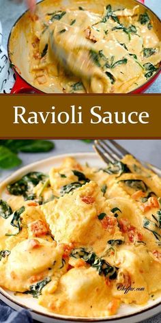 Indulge in the richness of this creamy, easy ravioli sauce recipe! Made with canned tomatoes, this simple sauce is the perfect complement to your favorite ravioli for a comforting meal. Try it today and enjoy every bite! Creamy Ravioli Sauce, Easy Ravioli Sauce, Creamy Ravioli, Easy Ravioli, Ravioli Sauce, Homemade Ravioli, Ravioli Recipe, Pasta Dinners, Pasta Dinner Recipes