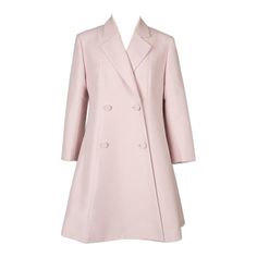 Dior - (Made in France) Powder pink silk and cotton coat. 36FR size indicated. Additional information: Condition: Very good condition Dimensions: Shoulder width: 37 cm - Chest: 45 cm - Sleeve length: 50 cm - Length: 80 cm Seller Reference: M98 Pale Pink Coats, Dior Powder, Pink Dior, Dior Coat, Dior Clothing, Dressy Hats, 20th Century Fashion, Cotton Coat, Christian Lacroix