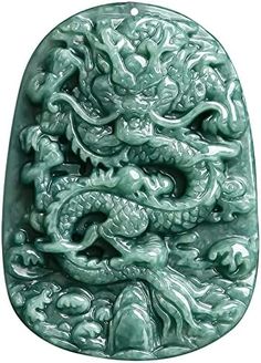 Green Stone Jade Pendant - Carved Dragon. Guide to Jade Necklaces

#jade #pendant #dragon #necklace #asian #jewelry #green #stone Asian Jewelry, Dragon Necklace, Stone Carving