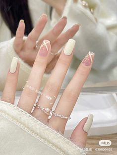 Elegant Nail, Asian Nails, Cute Simple Nails, Pretty Gel Nails, Soft Nails, Thanksgiving Nails, Kawaii Nails