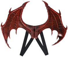 PRICES MAY VARY. Dramatic plastic dragon wing span measures approximately 23.5"; top to bottom is 19" Wings only, all other items available separately One size, designed for adults and ages 14+ Great for any time of the year; daily dress-up fun, costume parties, and of course Trick or Treat and Halloween too Forum by Rubies offers a wide range of costumes, accessories, and decoration for all ages; from funny to frightening, Forum has it all Halloween Dragon, Costume Party Decorations, Demon Costume, Dragon Halloween, Cosplay Wings, Teen Halloween, Dragon Mask, Devil Costume, Dragon Costume