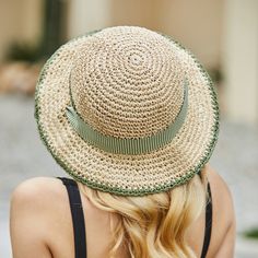 The Khaki Lace-Up Straw Hat is a delightful fusion of rustic charm and elegant detailing. Crafted from natural straw material, it boasts a lightweight and breathable construction, making it ideal for sunny days outdoors. Whether you're looking for sun protection, a fashion statement, or a combination of both, there's a straw hat style to suit your needs and personal style. Product code: CAC03C4E002MP Chic Spring Boater Hat Made Of Paper Straw, Summer Boater Hat For Spring Picnic, Spring Summer Boater Hat For Picnic, Spring Outdoor Sun Hat Made Of Paper Straw, Paper Straw Sun Hat For Spring Outdoors, Paper Straw Sun Hat For Spring Outdoor Events, Paper Straw Sun Hat For Outdoor Spring Events, Spring Short Brim Jute Sun Hat, Spring Flat Brim Straw Hat