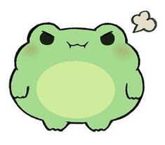 Y Chibi Frog Drawing, Froggy Fanart, Round Frog Friends, Cute Frog Icons, Cute Frog Icon, Cute Frog Doodles, Cute Frogs Art, Cute Frog Pfp