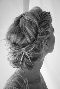 Updo Casual, Peinados Recogidos, Fishtail Braid, Chic Hairstyles, Popular Hairstyles, Hair Envy, Great Hair, Hair Dos, About Hair