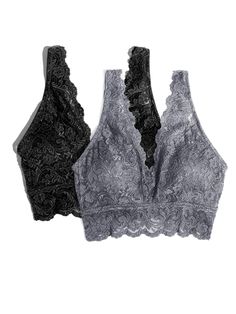 PRICES MAY VARY. Bralettes are perfect for when you want to feel comfortable but still look cute. The Smart&Sexy Signature Lace Deep V Bralette can be worn around the house or dressed up under your favorite tops. A wireless push-up bra, you won't believe how much lift this bralette can give! This bralette top features removable triangle cups for padding so you can customize your support. All-over lace bralette features extra wide front camisole straps, and a gorgeous deep V plunging neckline in House Wear, Lace Bralette Top, Pretty Bras, Perfect Bra, Bralette Tops, Shoulder Shirts, Women Supporting Women, Lace Bralette, Deep V