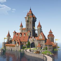 Minecraft Medieval Castle, Minecraft Landscape, Minecraft Castle Blueprints, Minecraft Village, Minecraft Mansion