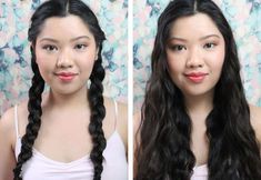 Inside Out Braid, Wavy Hair With Braid, Rope Braids