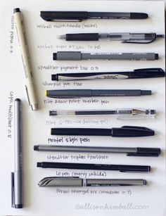 sketchnotes and another pen review | Pen, Pen and paper, Sketchnotes . #Art_Techniques #Art_Journals #Ink_Chromatography #Pen_Obsession