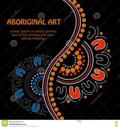 an abstract art design on black background with space for your text or image in the center