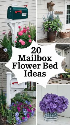 mailbox flower bed ideas for the front yard