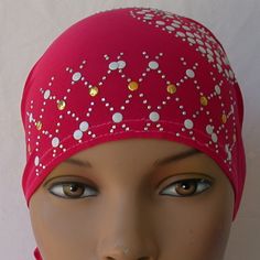 1 Piece Tie Back Turban Hijab Undercap Bonnet It Has A Small Piece Of Elastic In The Back To Keep Fitted On Your Head This Is A Tie Back Cap So You Can Tie It Or Tuck The Tails Into The Cap Holds Hair In Place And Helps Prevent Scarf From Slipping Also Protects Your Hair From Being Pulled By Slipping Scarves Which Create Hair Loss Super Smooth You Can Not Feel The Embellishments On The Cap From The Inside Brand New Never Worn Bundle Your Order 3+ Items Get 20% Discounts Pet Free And Smoke Free H Adjustable Hats For Sports Events, Adjustable Sports Beanie Hat, Hijab Undercap, Turban Hijab, Summer Cap, Hat Accessories, Fashion Cap, Muslim Hijab, Hat Summer