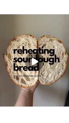 The Sourdough Queen || Brooklynn Moss on Instagram: "Resharing my most viral reel from last year! ✨ 

This hack continues to amaze me, again and again! 
I even have friends who prefer the way their sourdough tastes after reheating it (more tangy)! Have you tried reheating your bread? If you haven’t make sure to save this and try it next time you have stale bread! 🥖 

#sourdoughbread #sourdoughmagic #sourdoughhack #sourdoughtips #sourdoughforbeginners"