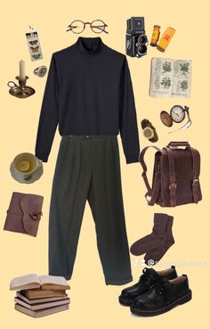 Dark A Academia Outfits Men, Intj Aesthetic Outfit Men, Dark Academia Male Aesthetic Outfit, Evermore Aesthetic Outfits Men, Dark Acedemia Man Outfit, Rainy Day Outfit Dark Academia, Nerdy Men Outfits, Lazy Dark Academia Outfit, Dark Acedamia Outfit Ideas Male