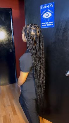 Jaydawayda Braids 5 Braids, Large Hairstyles For Black Women, Boho Braids Big Parts, Big Boho Braids Black Women, Large Knotless Parts Guide, Large Boho Knotless Braids Parting, Long Large Boho Knotless Braids, Big Medium Box Braids, Jumbo Knotless Boho Box Braids