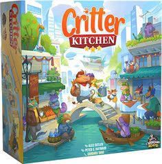 Critter Kitchen: Deluxe Edition (Kickstarter Pre-Order Special) Kickstarter Board Game Cardboard Alchemy KS001633A Board Game Box Design, Cozy Hobbies, Solo Player, Popular Pokemon, Game Cover, Lucky Duck, Custom Screen Printing, Card Sleeves