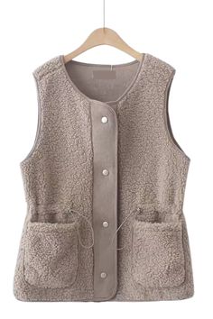 Goodnight Macaroon 'Maria' Sleeveless Wool Blazer Vest (3 Colors) Round-Neck Sleeveless Button CLosure Measurements: S - Bust 108cm, Length 68cm M - Bust 116cm, Length 69cm L - Bust 124cm, Length 70cm 4XL - Bust 132cm, Length 71cm Machine cold and gentle cycle or hand wash cold Lay flat to dry Do not tumble dry Do not iron If you are unsure or need assistance selecting the proper size or color, please contact our Customer Services team and they'll be more than happy to help. Beige Sleeveless Vest With Buttons, Sleeveless Beige Vest With Buttons, Lamb Plush, Blazer Vest, Sleeveless Jacket, Warm Coat, Wool Blazer, Exclusive Collection, Winter Women