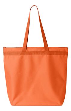 Shop Liberty Bags 8802 in Orange & get instant bulk discounts. This is often used for Heat Transfer projects by our customers | Ships Fast | Award-Winning Customer Service. Swag Ideas, Liberty Bag, Shopping Totes, Men's Totes, Shirt Maker, Zippered Tote, Beach Accessories, Personalized Birthday Gifts, Beach Tote Bags