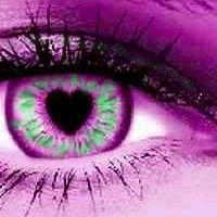 # EYES- PURPLE  & GREEN HEART Eyes Without A Face, Wild Eyes, Eye Pictures, Pink Eye, Green Eye