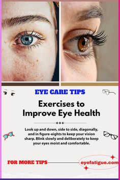 Discover simple and effective ways to improve vision naturally with targeted eye exercises. These easy-to-follow routines are designed to support better vision and overall eye health. Start incorporating these eye exercises for better vision into your daily routine to see the difference. #VisionHealth #NaturalEyeCare

This pin is not intended as medical advice. Consult a healthcare professional for any health concerns. Eye Health Food, Bronze Makeup Look, Improve Vision, Lip Care Tips, Better Vision, Vision Health, Eye Exercises, Vision Problems, Healthy Eyes