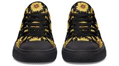 You can't go wrong with Offbeat Sweetie low tops. Their classic style means they can be paired with just about anything, and their memory EVA insoles make them so comfy you can go from a day's work to a night out on the town without having to change shoes! Cheap Black T-shirt With Sunflower Print, Casual Cotton T-shirt With Sunflower Print, Casual Sunflower Print Relaxed Fit T-shirt, Business Offer, Backpack Lunch Bag, Shoes Boots Ankle, Hooded Blanket, Colorful Socks, Day Work