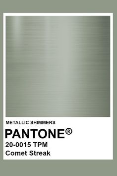 an advertisement for metallic shimer's pantonee at the comet steak restaurant