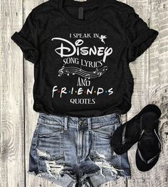 Disney Song Lyrics, Cute Disney Outfits, Mens Shirts Online, Friends T Shirt, Disney Songs, Friends Tshirt, Friends Tv, Disney Shirts, Disney Outfits