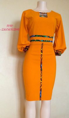 Short Kitenge Dresses Designs, Short Pencil Dress, Kitenge Dress Designs, African Apparel, Simple Dress Casual, African Dresses For Kids