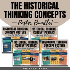 the historical thinking concept poster bundle