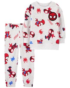 Your Spider-Man fan will love this comfy matching set, complete with a pullover sweatshirt and a pair of coordinating pull-on pants. Spiderman Gift Ideas, Spiderman Gifts, Men Sweatshirt, Boys Set, Carters Baby, Pant Set, Pull On Pants, Shop Clothing, Toddler Outfits