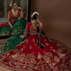 Bridal Pishwas, Ali Xeeshan, Red Bridal Dress, Desi Wedding Dresses, Maya Ali, Indian Bride Outfits, Velvet Dress Designs, Bridal Lehenga Collection, Pakistani Fancy Dresses