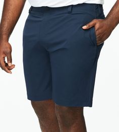 Britches Ultimate Shorts in Black, Size 38W | Non-Iron-Ultimate Comfort-Easy Care- ' Inseam Fitted Shorts With Hip Pockets And 5-inch Inseam, Navy Relaxed Fit Bottoms, Short Length, Navy Casual 4-way Stretch Bottoms, 4-way Stretch Cotton Short Bottoms, Classic Navy Summer Bottoms, Classic Bottoms With Built-in Shorts And 5-inch Inseam, Classic Navy Bottoms, Short Length, Black Color, Black