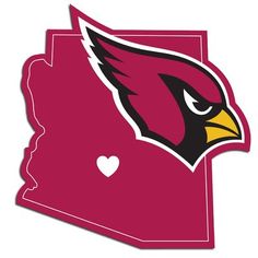 a paper plate with the arizona cardinals logo on it