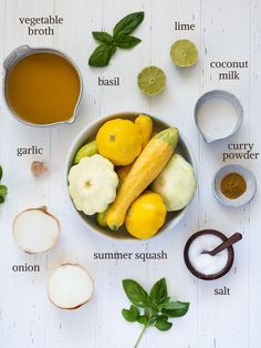 the ingredients needed to make this recipe include lemons, basil, garlic, and ginger