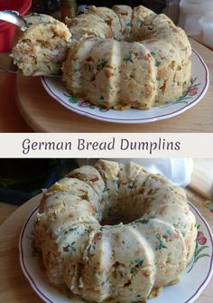 Step by step photo recipe on how to make German bread dumplings. Leftover White Bread Recipes, German Bread Dumplings, Bread Dumplings Recipes, Thanksgiving Vegetarian, Easy German Recipes, Austrian Food, German Food Authentic, German Cooking, Bread Dumplings