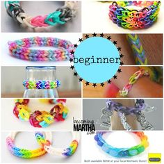 several different types of bracelets with the words beginner