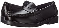 Nunn Bush Lincoln Penny Loafer Men's Slip-on Dress Shoes Slip-resistant Leather Closed Toe Loafers, Leather Slip-resistant Closed Toe Loafers, Slip-resistant Leather Loafers With Closed Toe, Slip-on Loafers With Slip-resistant Round Toe, Classic Slip-resistant Plain Toe Loafers, Classic Slip-resistant Plain Toe Slip-ons, Classic Plain Toe Slip-resistant Loafers, Slip-resistant Moc Toe Loafers For Work, Classic Slip-resistant Slip-ons With Plain Toe