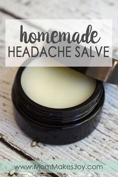 Headache Balm Recipe, Homemade Headache Remedies, How To Make Salves And Balms, Ouroboros Alchemy, Healing Balm Recipe, Rosemary Salve, Headache Salve, Homemade Salve Recipes, Menthol Rub