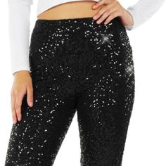 Bought And Missed My Return Window. Brand New- Size Xs. Brand Size Us Size Waist (In) Hip (In) Xs 0 - 2 25 - 26 35 - 36 Tipsy Elves Shiny Sequin Leggings For Women Fully Sequined Fabric Shine Brighter Than Ever Before And Turn Heads With Bold, Sparkly Designs With A Pair Of Tipsy Elves Women’s Sequined Leggings And Shine A Light On How Good You Look! Spandex Lining Stretch Our Women’s Sequin Leggings Are Lined With A Comfy, Spandex Fabric To Make The Holiday Parties Comfortable, Unlike Your Uncl Sequined Fabric, Sequin Leggings, Tipsy Elves, Shine A Light, Leggings For Women, Holiday Ready, High Waisted Leggings, Spandex Fabric, Black Leggings