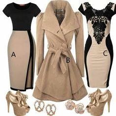 Work dress Theatrical Romantic Style, Theatrical Romantic, Long Trench Coat, Trench Coats Women, Business Attire, Trench Coats, Outerwear Women, Nice Dresses, Coats For Women