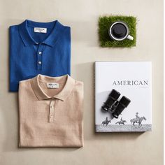 Saratoga Sweater Polo by H&A New York State, Classic Style, Cashmere