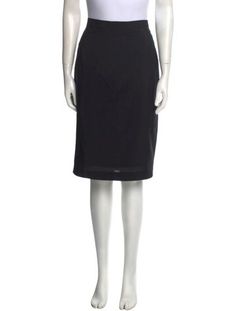 Escada Wool SkirtBlackZip & Button ClosureFit:Skirts by Escada typically fit true to size. Formal Relaxed Fit Knee-length Pencil Skirt, Relaxed Fit Knee-length Pencil Skirt For Formal Occasions, Daywear Knee-length Stretch Skirt, Relaxed Knee-length Pencil Skirt For Formal Occasions, Knee-length Pencil Skirt For Formal Occasions, Midi Skort For Workwear, Classic Pencil Skirt For Daywear, Solid Knee-length Daywear Skirt, Formal Knee-length Fitted Skort