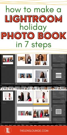 how to make a lightroom holiday photo book in 7 steps with the help of an expert photographer