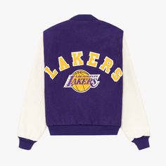 Vintage Los Angeles Lakers Varsity Jacket – Aimé Leon Dore Aime Leon Dore, Vintage Los Angeles, Jacket Design, Los Angeles Lakers, Varsity Jacket, Ups, Made In Usa, Angeles, Cuff