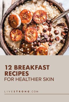 Healthy Breakfast For Glowing Skin, Healthy Breakfast For Skin, Glowing Skin Food Recipes, Healthy Breakfast For Clear Skin, Breakfast For Healthy Skin, Clear Skin Breakfast, Clear Skin Food Recipes, Acne Friendly Breakfast, Breakfast For Acne Prone Skin