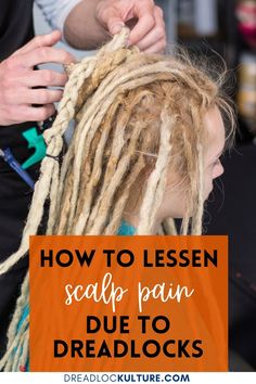 How to relieve pain from tight dreadlocks How To Dreadlock Hair, How To Grow Dreadlocks, Dreadlock Tips, How To Do Dreadlocks, Dreadlock Inspiration, Healthy Locs, How To Make Dreadlocks, Dreadlock Maintenance, Loc Care